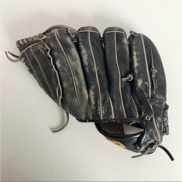 Vintage Cooper Black Leather Baseball Glove LHT - Picture 6 of 8